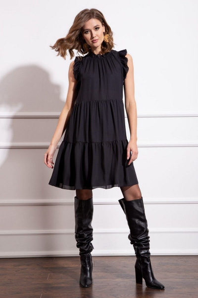 Платье Nova Line 50173 чёрный - фото 1