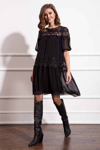 Платье Nova Line 50179 чёрный - фото 1