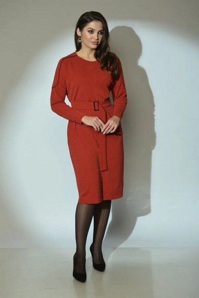 Платье Angelina 618 красный - фото 1