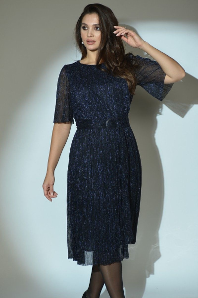 Платье Angelina 552 синий - фото 1
