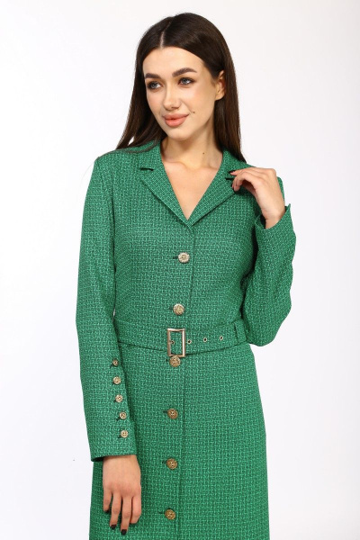 Платье Karina deLux М-9958 зеленый - фото 4