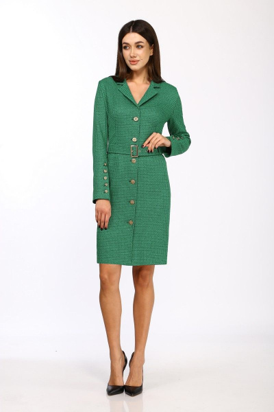 Платье Karina deLux М-9958 зеленый - фото 1
