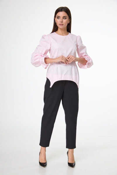 Блуза Anelli 1110 розовый - фото 2