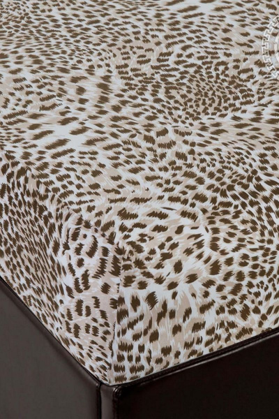 Простыня на резинке АРТПОСТЕЛЬ 252 леопард - фото 1