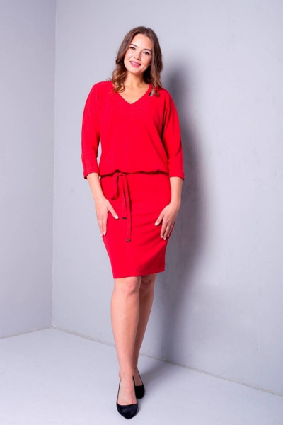 Платье Nalina 4301 красный - фото 1
