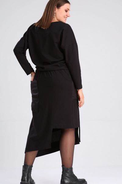 Блуза, юбка GRATTO 1119 черный - фото 4