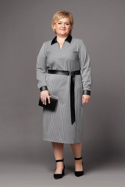 Платье Соджи 511 серый - фото 1
