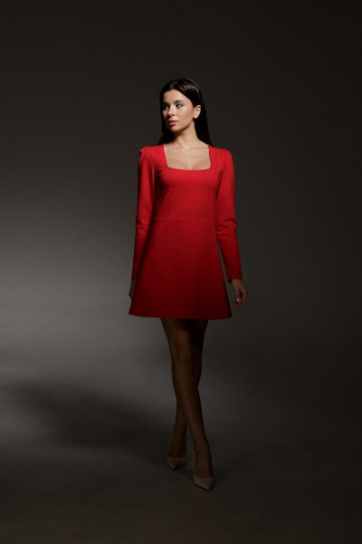 Платье BARBARA B102 красный - фото 4