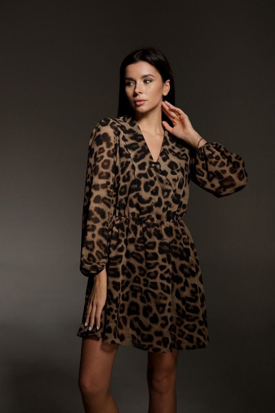 Платье BARBARA B103 леопард - фото 2
