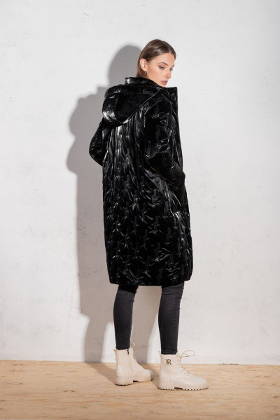 Пальто Angelina 221 черный - фото 3