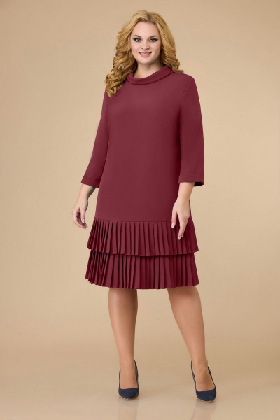 Платье Svetlana-Style 1602 бордовый - фото 1