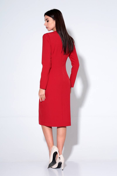 Платье Liona Style 815 красный - фото 3