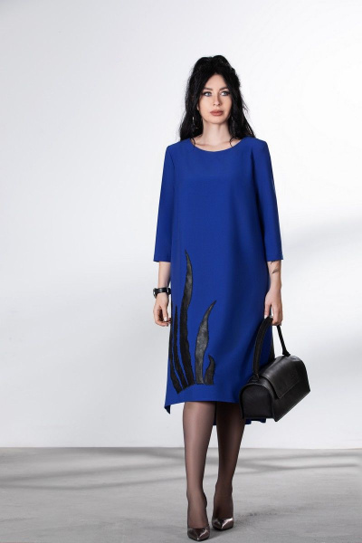 Платье ElPaiz NEW 728 синий - фото 1