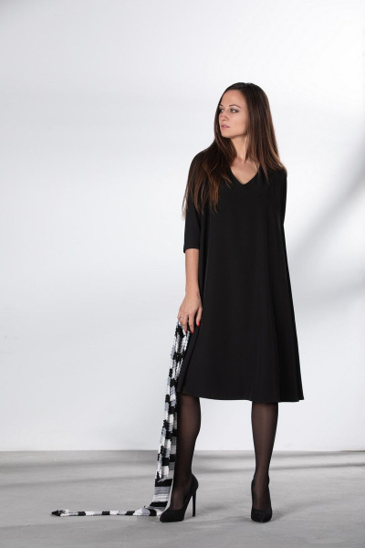 Платье ElPaiz NEW 741 черный - фото 2