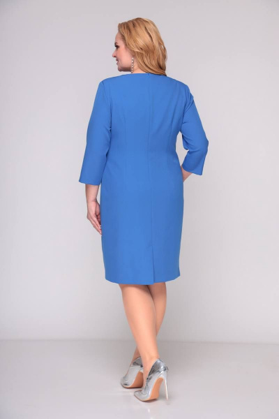 Платье Moda Versal П2356 голубой - фото 5