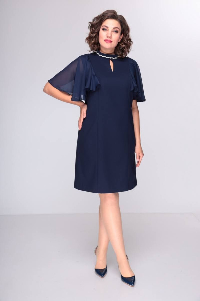 Платье Moda Versal П2359 т.синий - фото 1