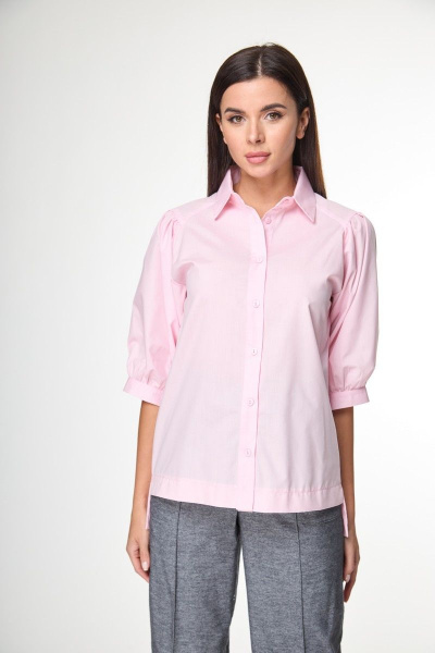 Блуза Anelli 987 розовый - фото 2