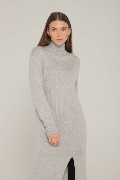 Платье Romgil 646ШТЗ светло-серый - фото 1