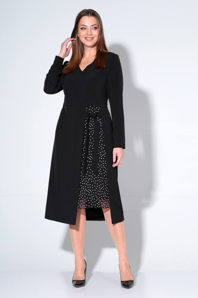 Платье Liona Style 817 черный - фото 2
