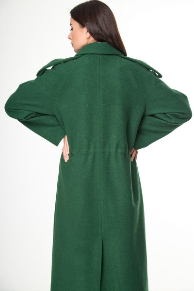 Пальто Anelli 1154 зеленый - фото 7