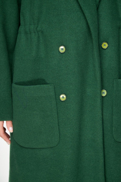 Пальто Anelli 1154 зеленый - фото 5
