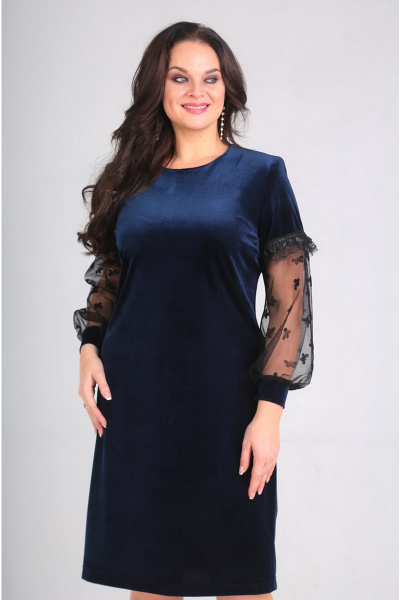 Платье Таир-Гранд 6535 т.синий - фото 1