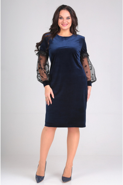 Платье Таир-Гранд 6535 т.синий - фото 2