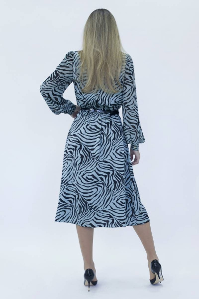 Платье, ремень Effect-Style 820 чёрно-мятный - фото 4