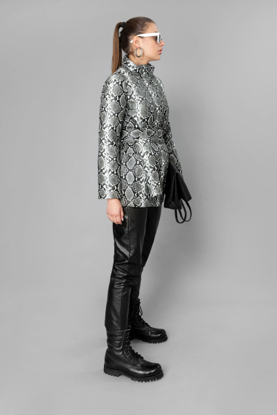 Куртка Elema 4-9855-1-164 серый - фото 2
