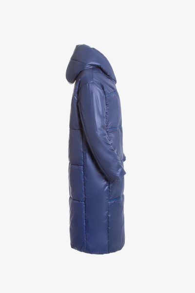 Пальто Elema 5-10721-1-164 тёмно-синий - фото 2