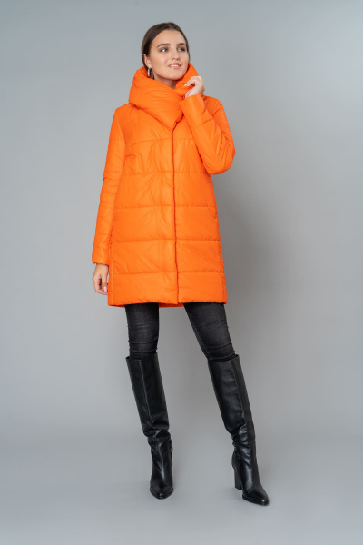 Пальто Elema 5-9848-1-170 оранжевый - фото 1