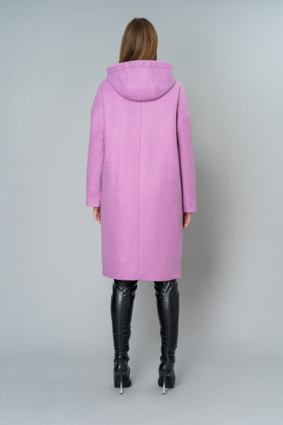 Пальто Elema 6-10361-1-170 розовый - фото 3
