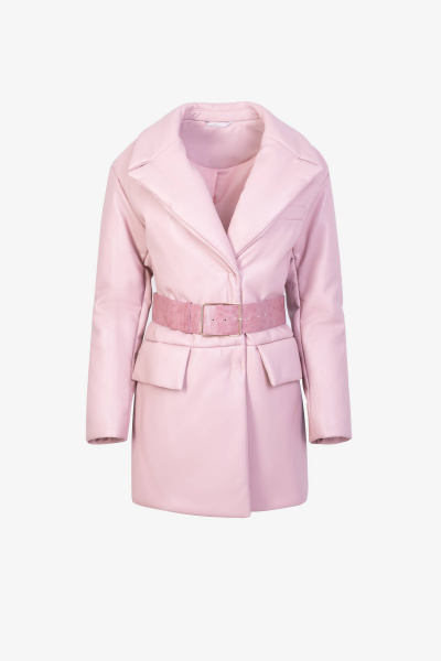 Пальто Elema 6-11236-1-164 розовый - фото 1