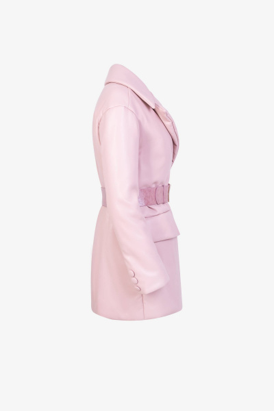 Пальто Elema 6-11236-1-164 розовый - фото 2