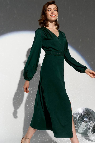 Платье VIZANTI 9320 зеленый - фото 2