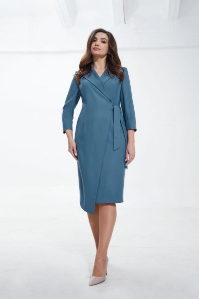 Платье MALI 421-129 голубой - фото 2