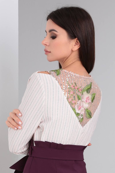 Блуза Viola Style 1139 нежно-розовый - фото 2