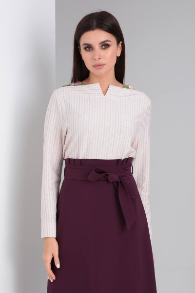 Блуза Viola Style 1139 нежно-розовый - фото 1