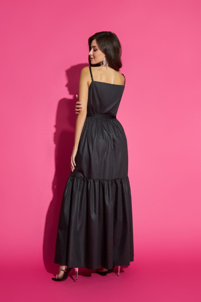 Жакет, платье Allure 1037А черный - фото 4
