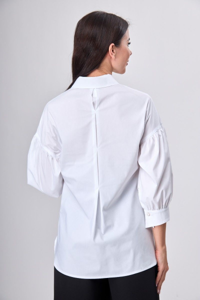 Блуза Anelli 610 белый - фото 6