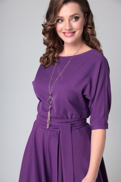 Платье T&N 7073 фиолетовый - фото 7