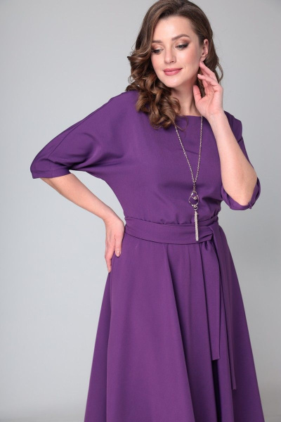 Платье T&N 7073 фиолетовый - фото 6