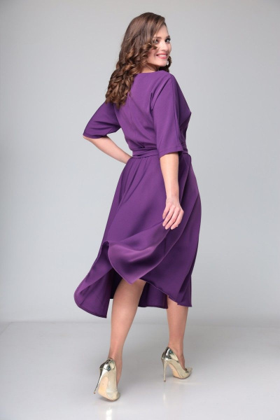Платье T&N 7073 фиолетовый - фото 9