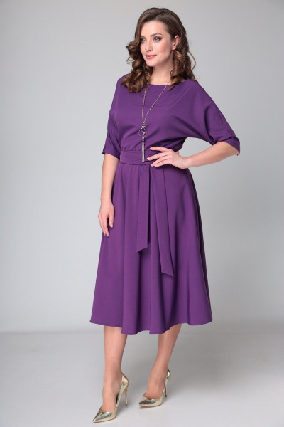 Платье T&N 7073 фиолетовый - фото 2