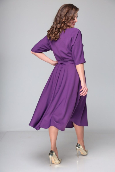 Платье T&N 7073 фиолетовый - фото 8