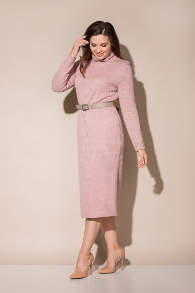 Платье Angelina 6252 розовый - фото 2