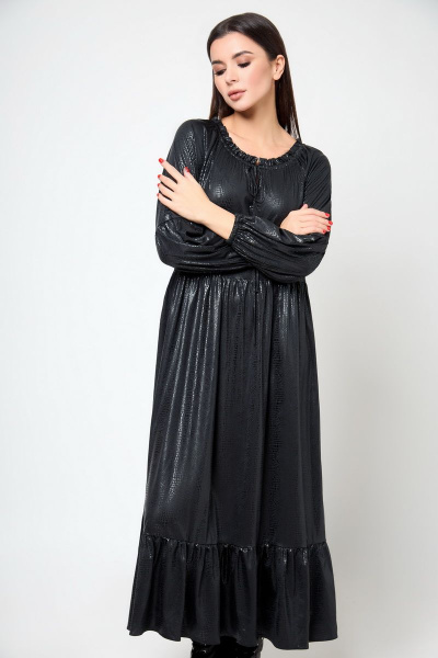 Платье БелЭкспози 1501-1 черный - фото 2