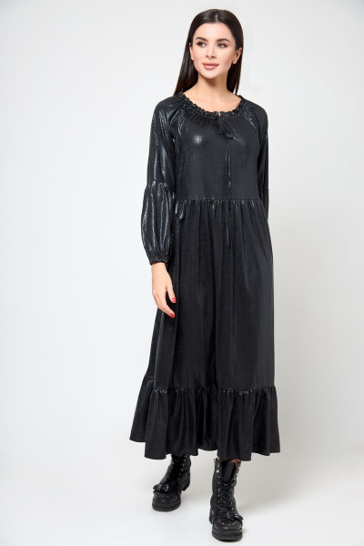 Платье БелЭкспози 1501-1 черный - фото 1