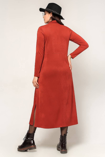 Платье La rouge 5374 терракота - фото 3