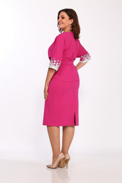 Блуза, юбка Lady Style Classic 2423 розовый - фото 4